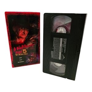A Nightmare on Elm Street 5 VHS Tape - Black